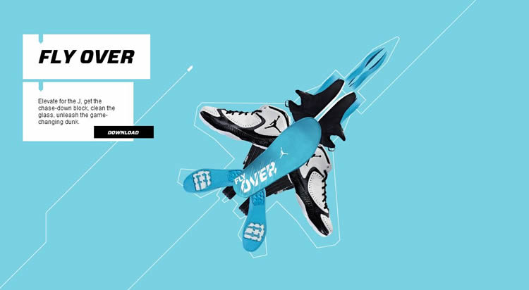 Nike Jumpman is an inspiring HTML5 Website