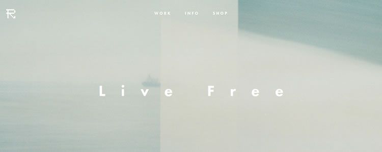 inspiration Refryed Design example modern minimalist web design