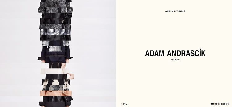 Adam Andrascik modern minimal design web site inspiration example